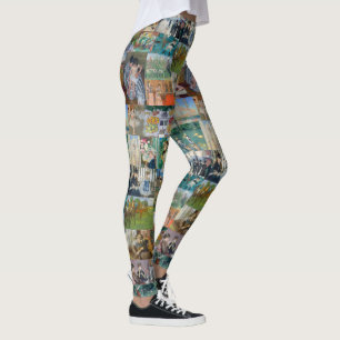Legging Linda arte impressionista elegante