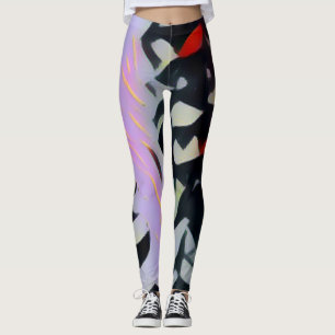 Legging Linda Bold Moderna Arte Lavanda