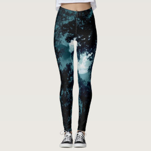 Legging Linda Lua brilha pelas árvores