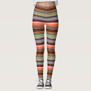 Legging Lindas listras coloridas
