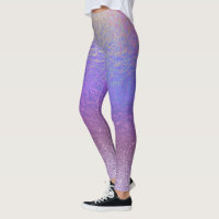 Lindo Roxo Ombre com Brilho Iridescente