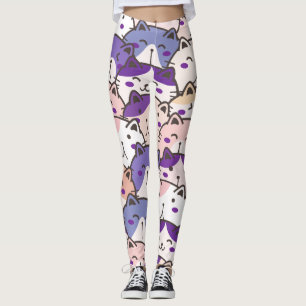 Legging Lindos Gatos Patrão Fofos, Moderno