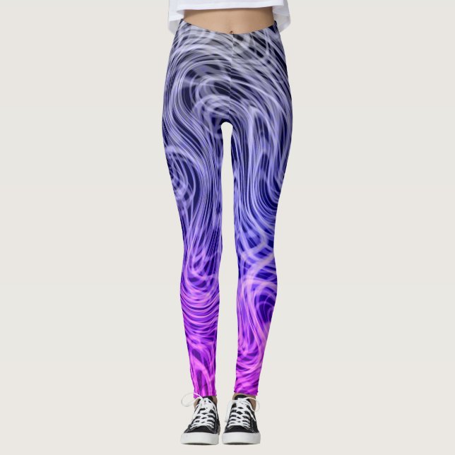 Legging Linear2 Vermelho Roxo - Legendas (Frente)