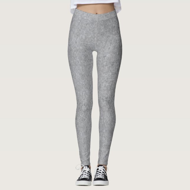 Legging Linha abstrata fundo cinza, moderno e elegante (Frente)