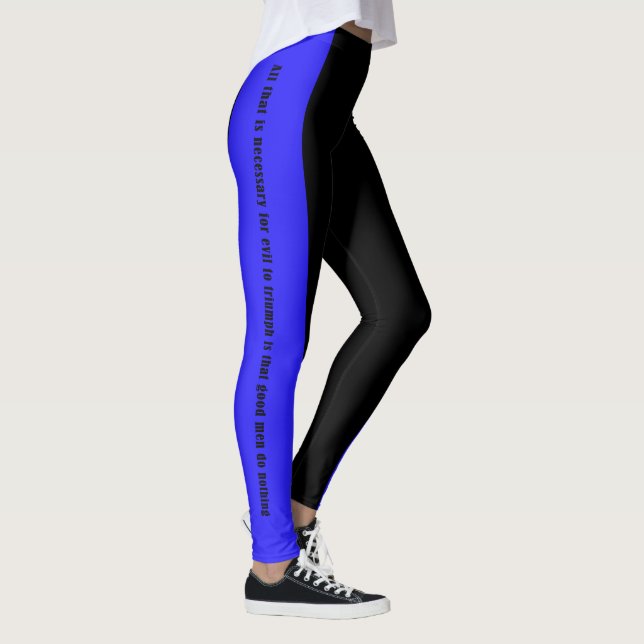 Legging Linha Azul fina - Alguns bons homens e mulheres (Direita)