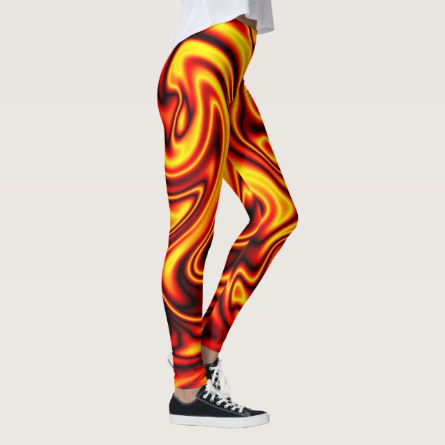 Legging Linha Azul Fino - Fireball (Direita)