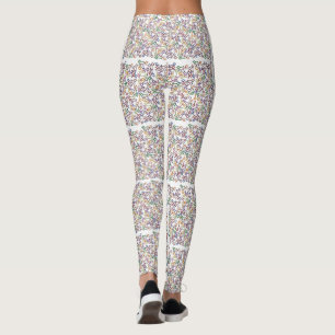 Legging Linha Azul Fino - Mil Chaves de Mão Coloridas