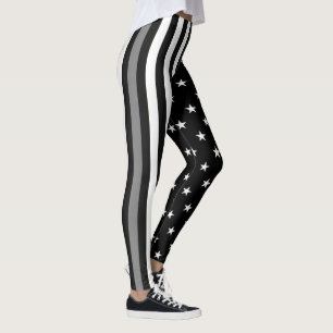 Legging Linha cinzenta fina bandeira correccional do