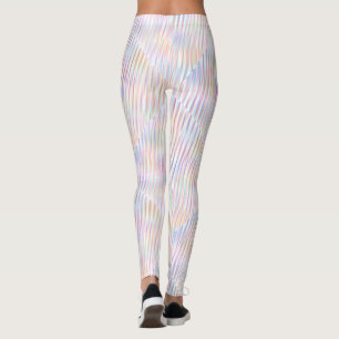 Legging Linha colorida, padrão, Design, onda de arte