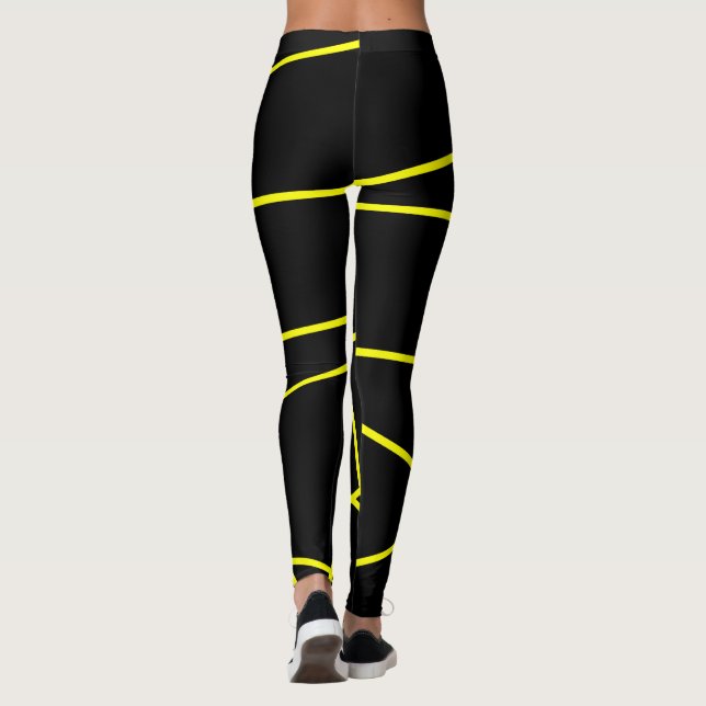 Legging Linhas Amarelas (Verso)