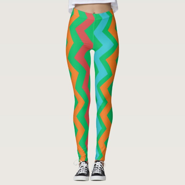 Legging linhas coloridas (Frente)