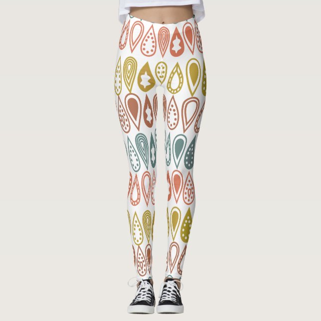 Legging Linhas de Boho (Frente)