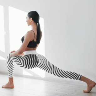 Legging Linhas de ondas mágicas,