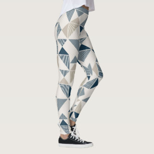 Legging Linhas de Traços de Triângulos
