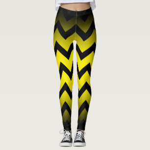 Legging Linhas do diafragma preto das Halloween