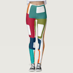 Legging Linhas e Retângulos