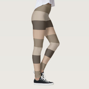 Legging linhas horizontais padrão de faixa moderna