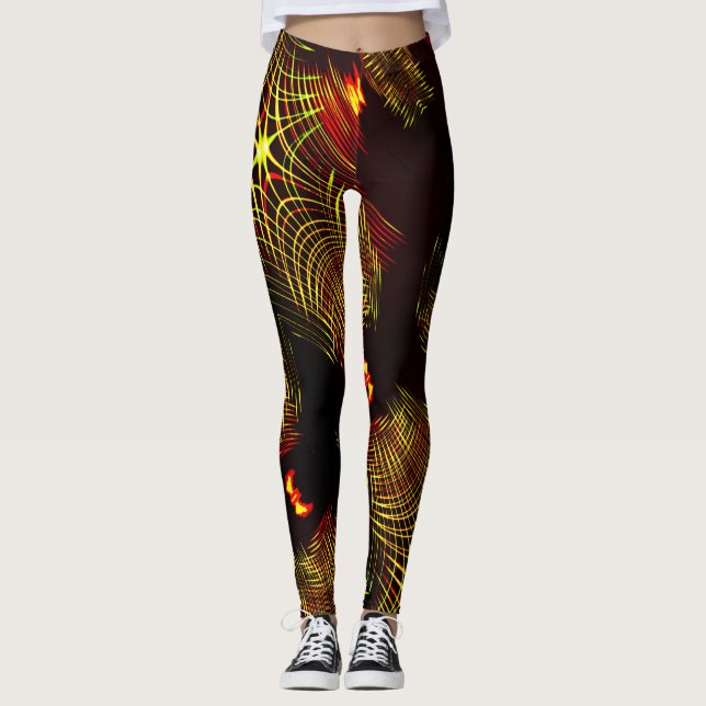 Legging Linhas que se repetem em efeito de onda e luz? (Frente)