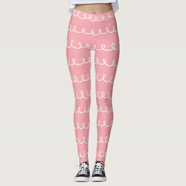 Legging Linhas Rosa Whimsic (Frente)