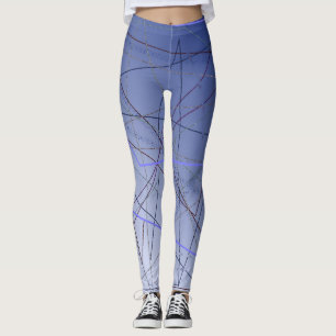 Legging Linhas Sobre Linhas