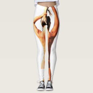 Legging Linhas Tanques do Modelo de malhação Thunder_Cove