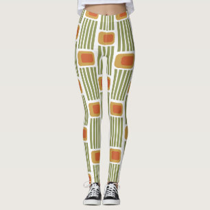 Legging Linhas verdes e caixas