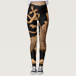 Legging Lion of Judah Ir - Jah Rasta Power yoga -