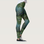 Legging Lírios de água por Claude Monet<br><div class="desc">O trabalho impressionista francês de Claude Monet,  de "lírios água"</div>