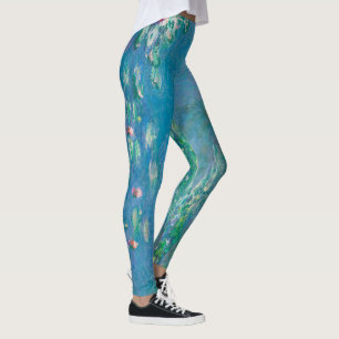 Legging Lírios por Claude Monet Fine Art Painting