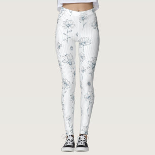 Legging Listra de Margarida Pastel em Arte Linear (2)