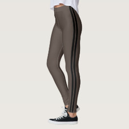 Legging Listra Marrom Cacau Vintage