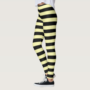 Legging Listras amarelas e pretas claras