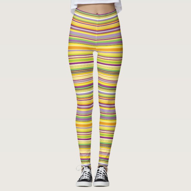 Legging Listras brancas design (Frente)