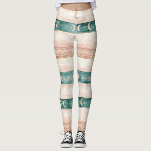 Legging Listras Celestiais Rústicas Lua Sol Terroso (7)
