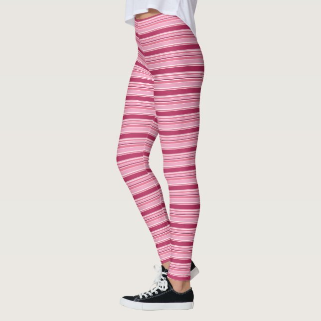Legging Listras cor-de-rosa (Esquerda)