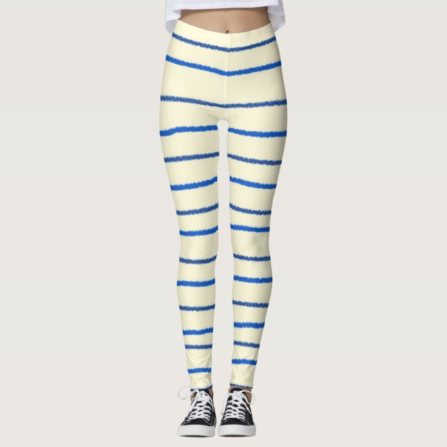 Legging listras da arte moderna (Frente)