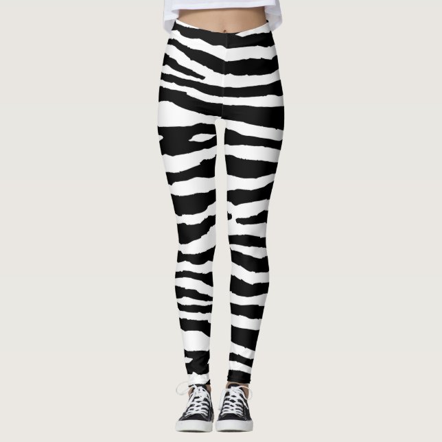 Legging Listras da zebra (Frente)