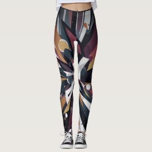 Legging Listras de Cor em um Par de Moderno Personalizado
