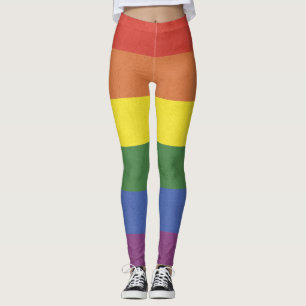Legging Listras do arco-íris