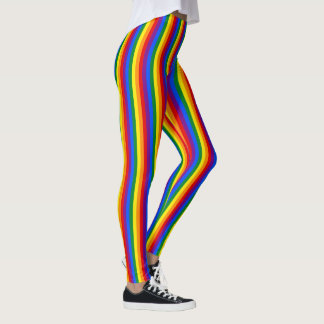 Legging Listras do arco-íris do orgulho gay