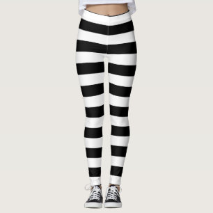 Legging Listras horizontais pretas