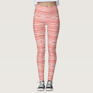 Legging Listras laranjas, linhas