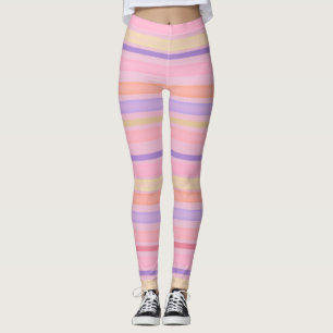 Legging Listras multicolores design