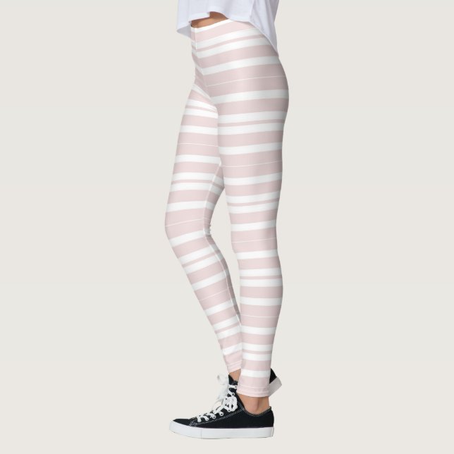 Legging listras rosa e brancas (Esquerda)