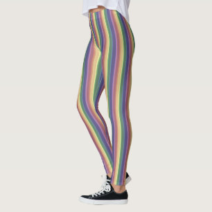 Legging Listras silenciado do arco-íris