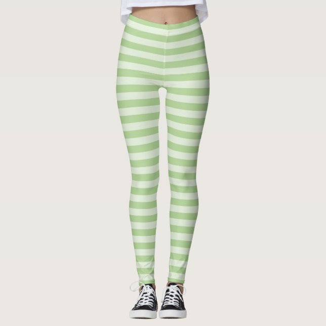 Legging Listras Verdes (Frente)