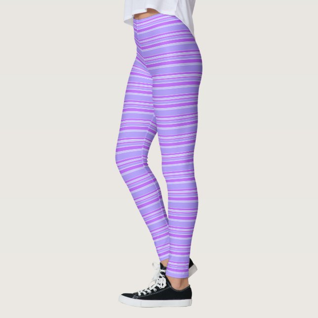 Legging Listras violetas (Esquerda)