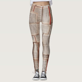 Legging Livros Vintage