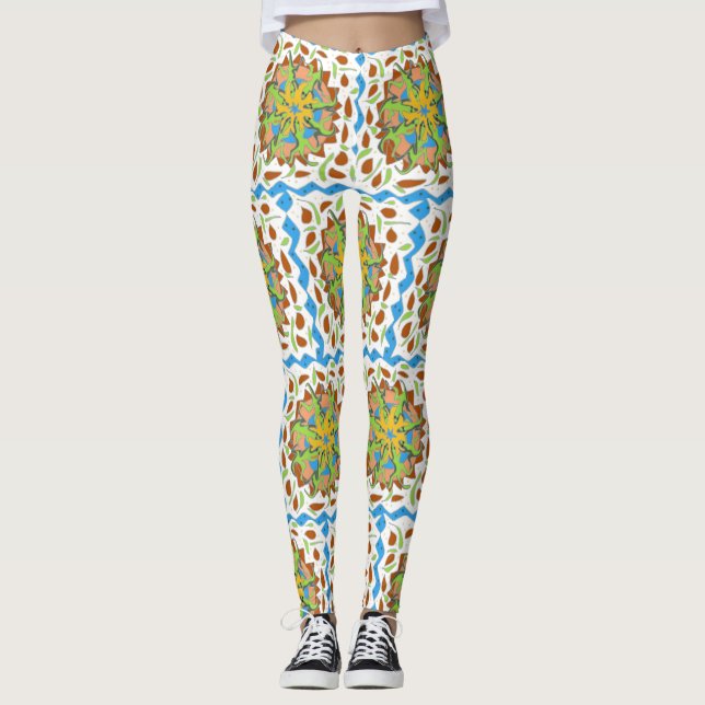 Legging Lizard Mandala (Frente)