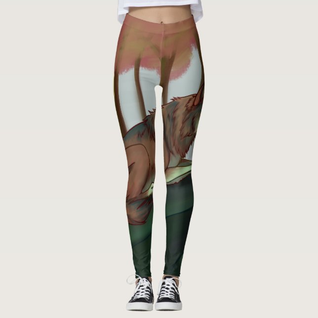 Legging Lobo Europeu (Frente)